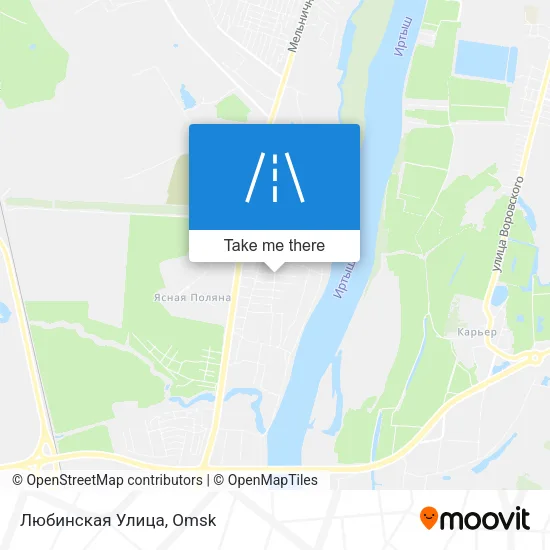 Любинская Улица map