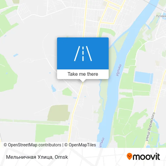 Мельничная Улица map