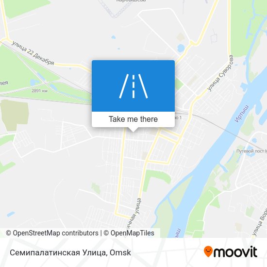 Семипалатинская Улица map