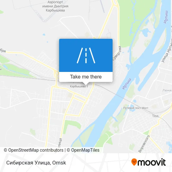 Сибирская Улица map