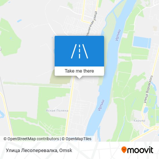 Улица Лесоперевалка map