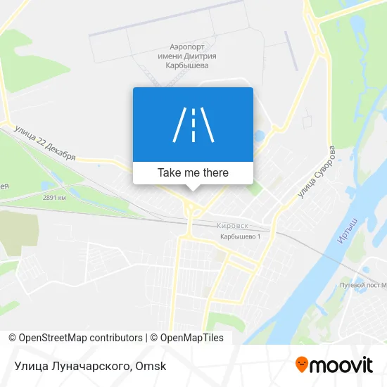 Улица Луначарского map