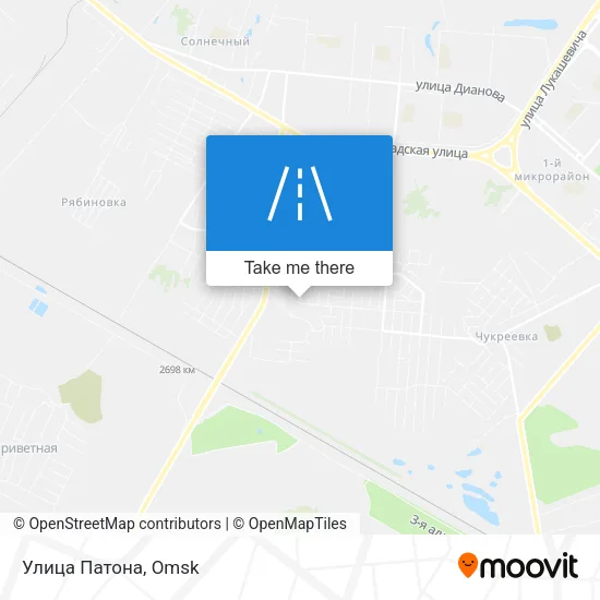 Улица Патона map