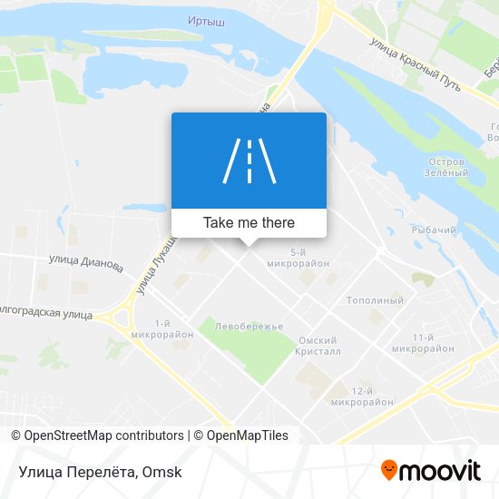 Улица Перелёта map