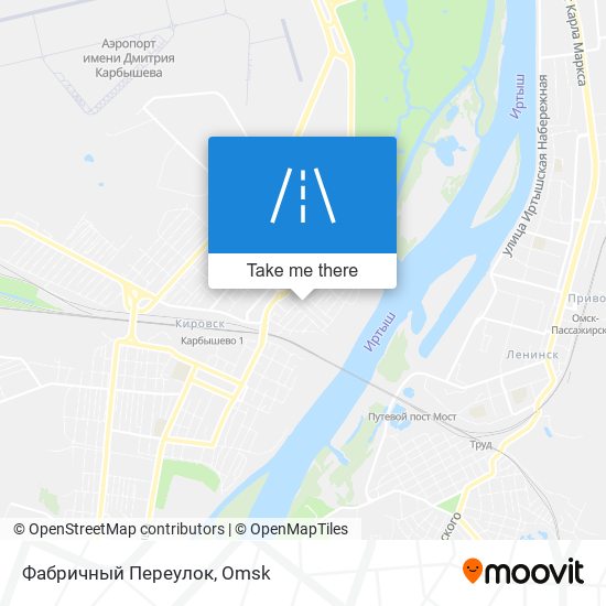 Фабричный Переулок map