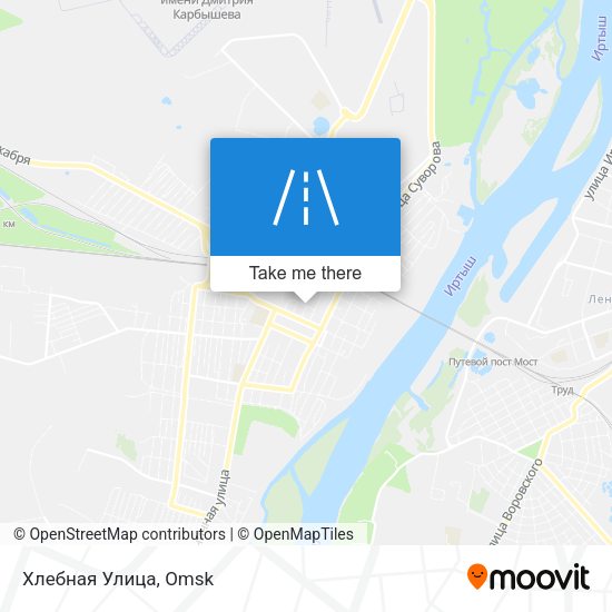 Хлебная Улица map
