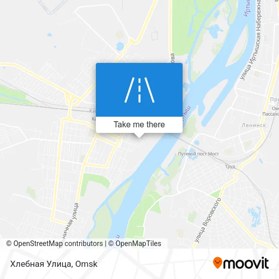 Хлебная Улица map