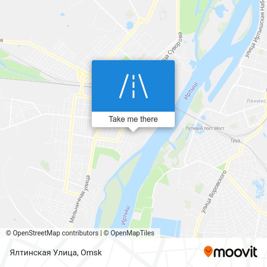 Ялтинская Улица map
