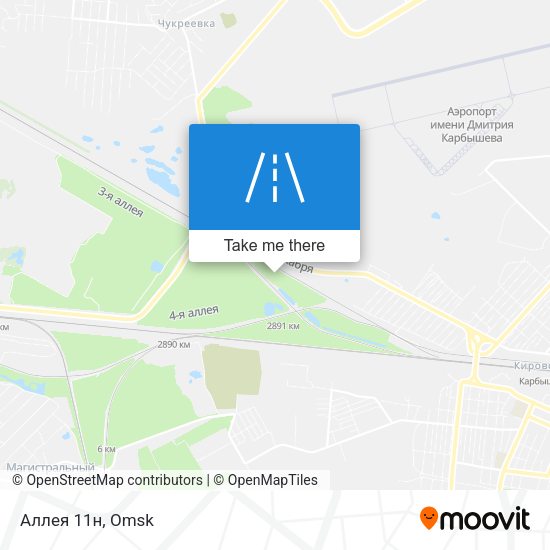 Аллея 11н map