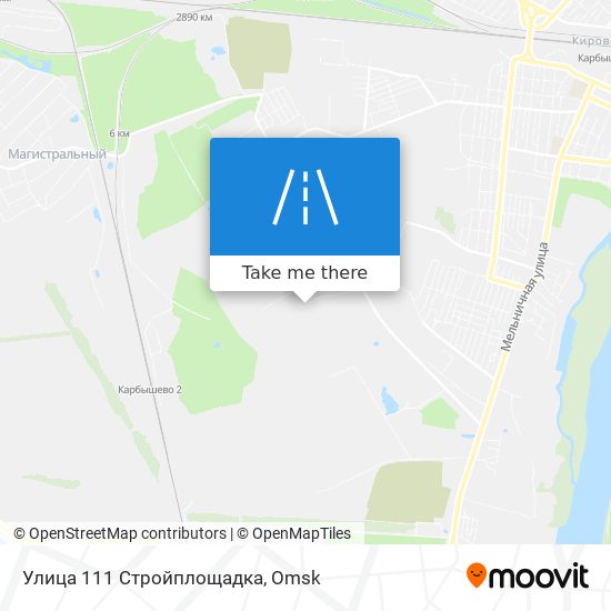 Улица 111 Стройплощадка map