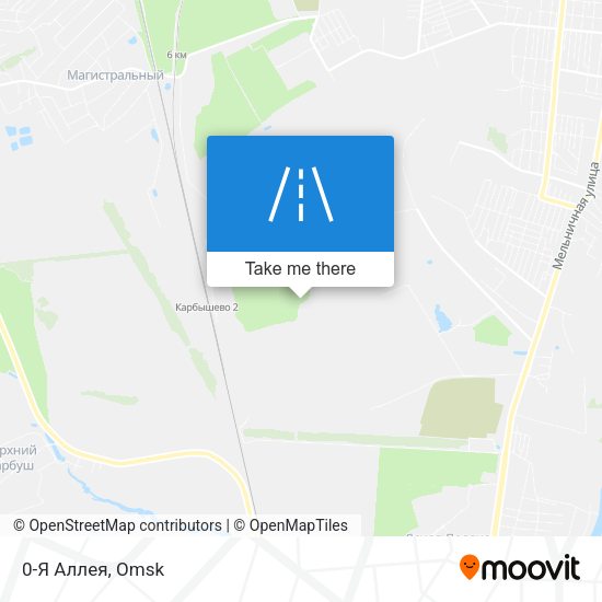 0-Я Аллея map