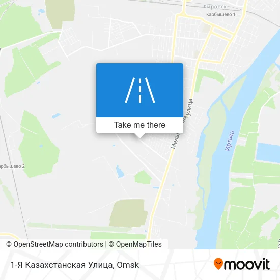 1-Я Казахстанская Улица map