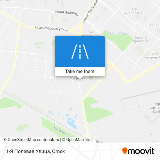 1-Я Полевая Улица map
