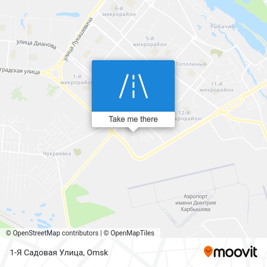 1-Я Садовая Улица map