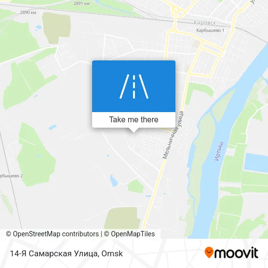 14-Я Самарская Улица map