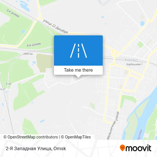 2-Я Западная Улица map