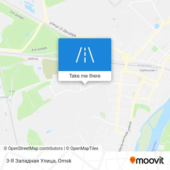 3-Я Западная Улица map