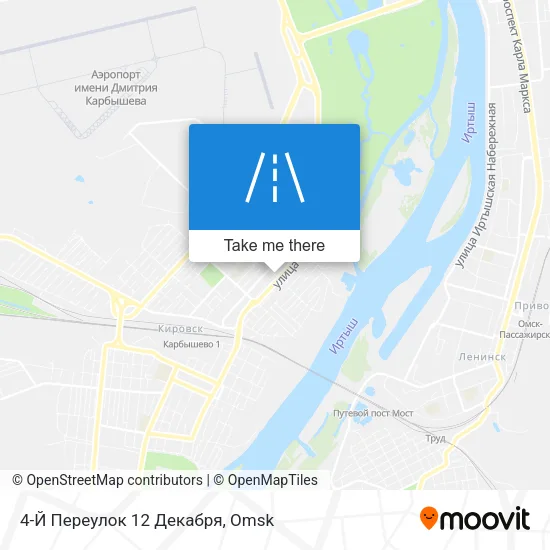 4-Й Переулок 12 Декабря map
