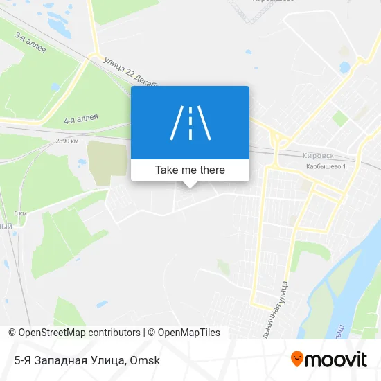5-Я Западная Улица map