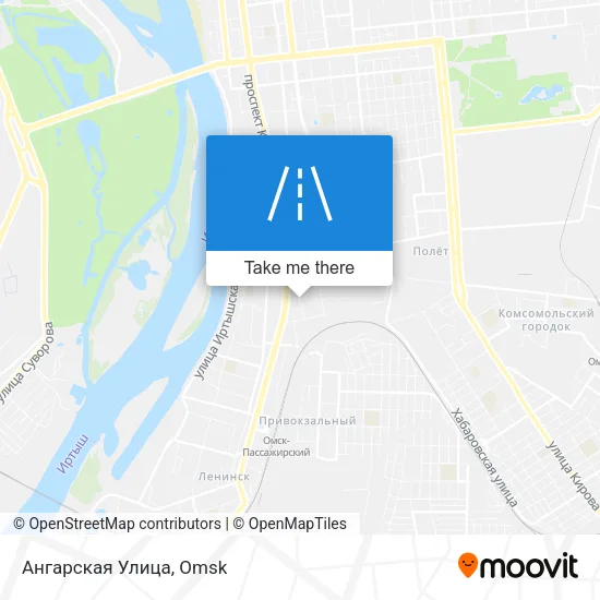 Ангарская Улица map