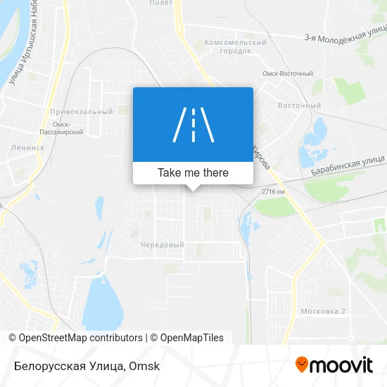 Белорусская Улица map
