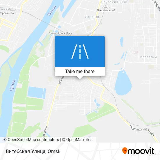 Витебская Улица map