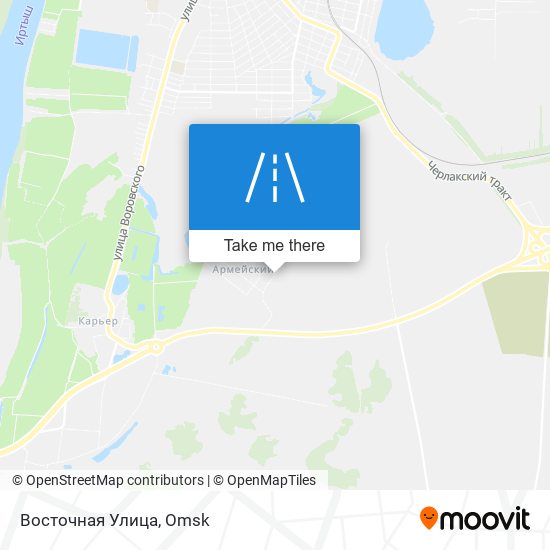 Восточная Улица map