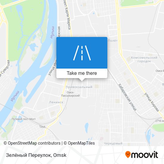 Зелёный Переулок map