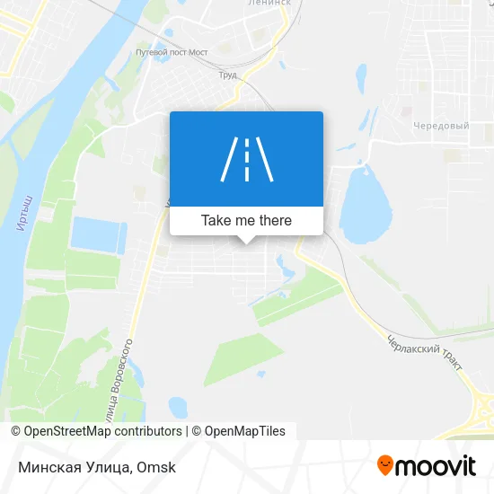 Минская Улица map