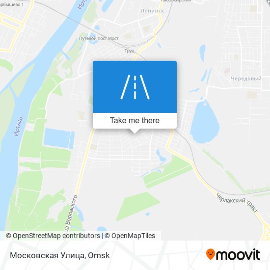 Московская Улица map