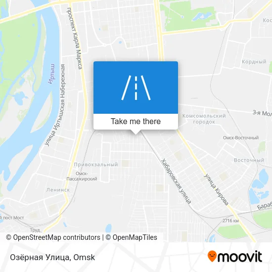 Озёрная Улица map