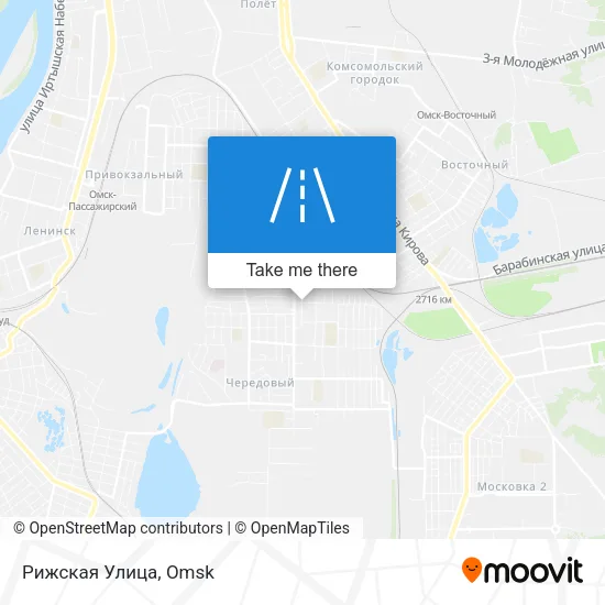 Рижская Улица map