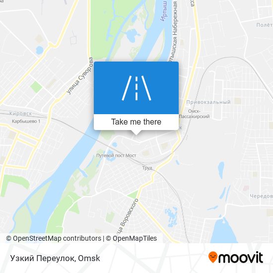 Узкий Переулок map