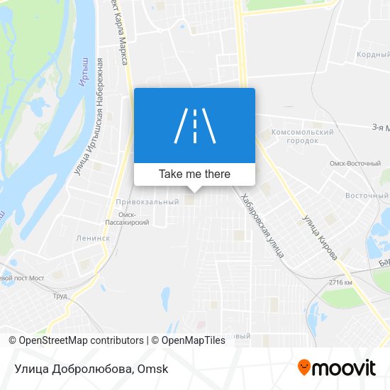Улица Добролюбова map