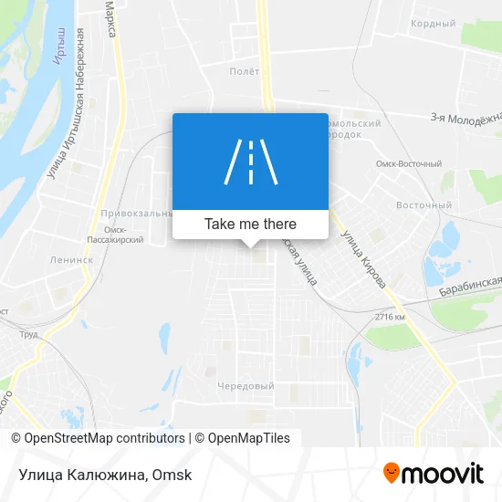 Улица Калюжина map
