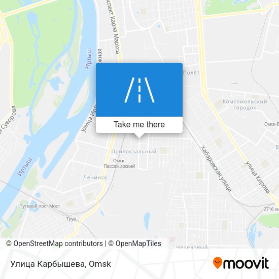 Улица Карбышева map