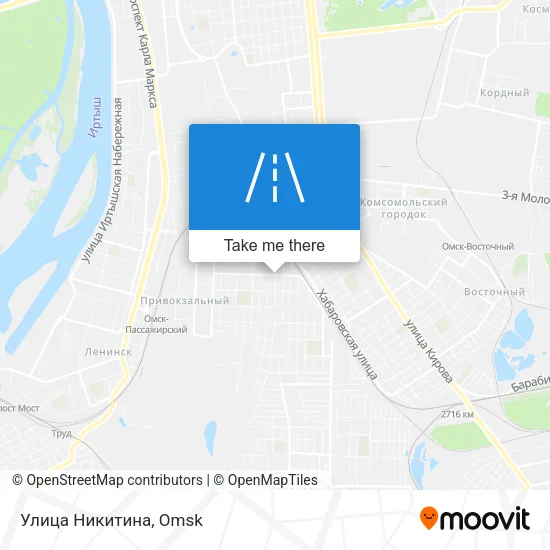 Улица Никитина map
