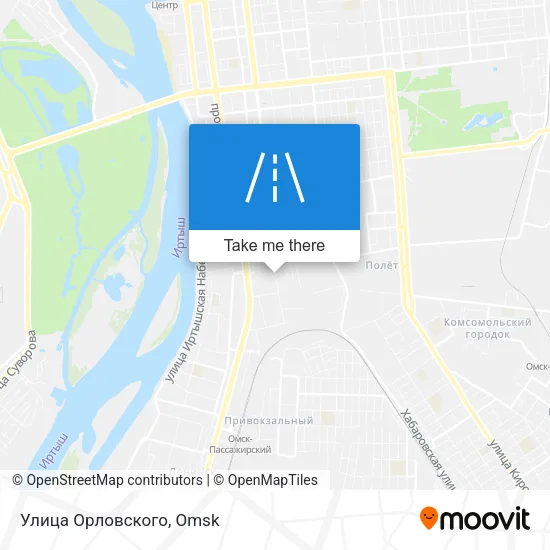 Улица Орловского map