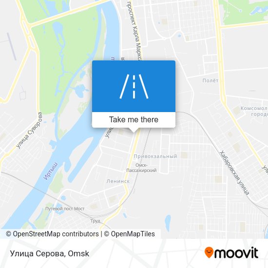 Улица Серова map