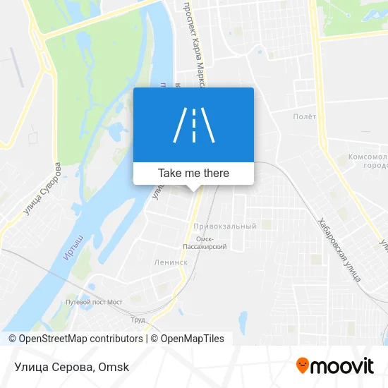 Улица Серова map