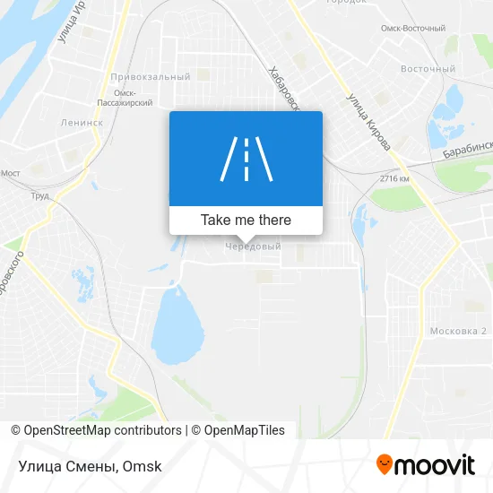Улица Смены map