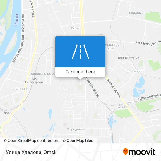Улица Удалова map