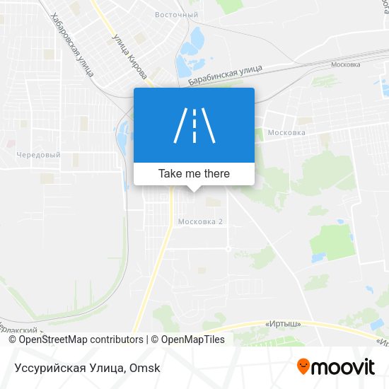 Уссурийская Улица map