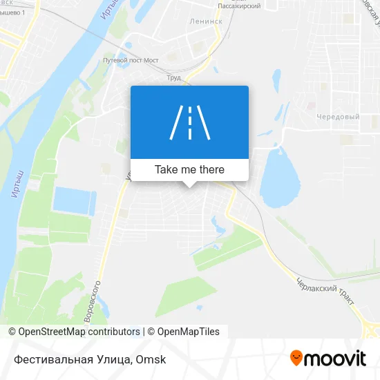 Фестивальная Улица map