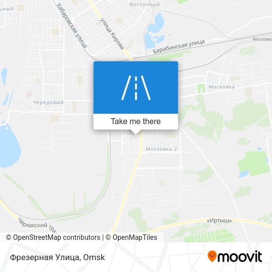 Фрезерная Улица map