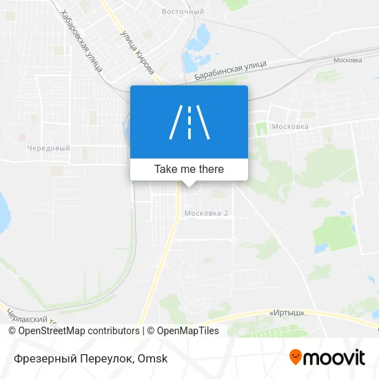 Фрезерный Переулок map