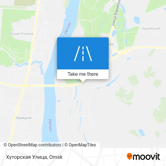 Хуторская Улица map