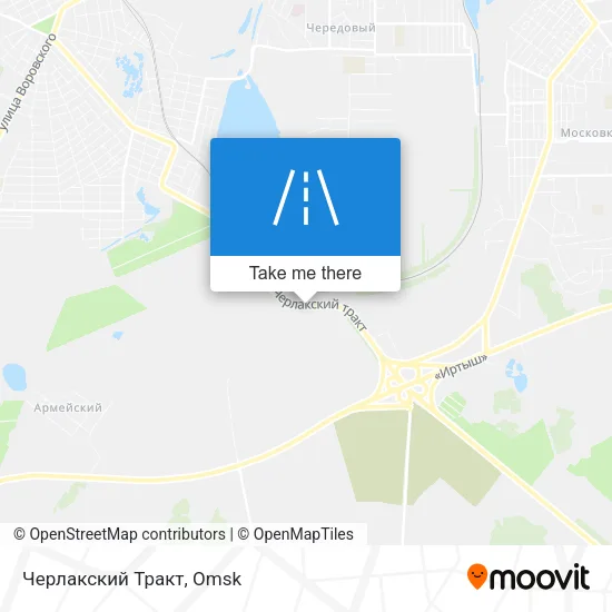 Черлакский Тракт map