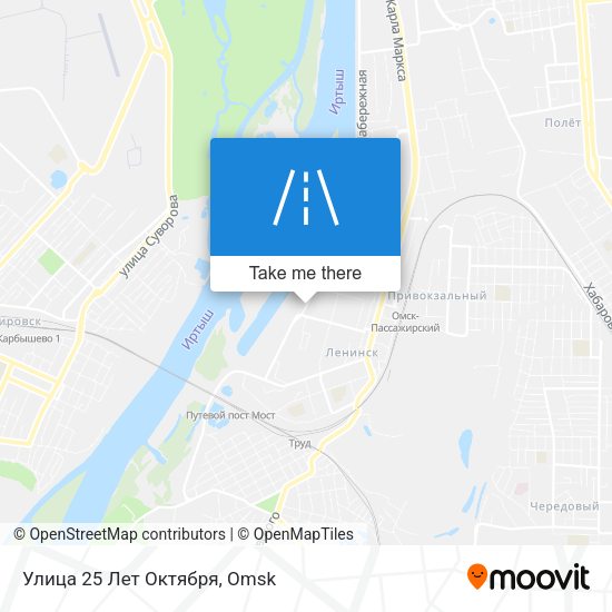Улица 25 Лет Октября map