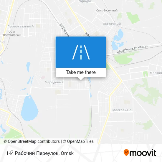 1-Й Рабочий Переулок map